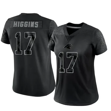 Women's Nike Carolina Panthers Rashard Higgins Black Reflective Jersey - Limited