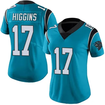 Women's Nike Carolina Panthers Rashard Higgins Blue Alternate Vapor Untouchable Jersey - Limited