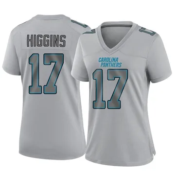Women's Nike Carolina Panthers Rashard Higgins Gray Atmosphere Fashion Jersey - Game