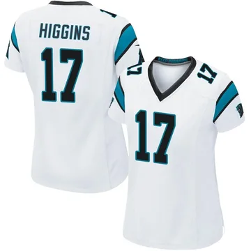 Women's Nike Carolina Panthers Rashard Higgins White Jersey - Game