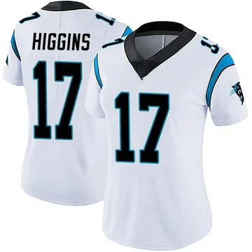Women's Nike Carolina Panthers Rashard Higgins White Vapor Untouchable Jersey - Limited