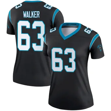 Women's Nike Carolina Panthers Rasheed Walker Black Jersey - Legend
