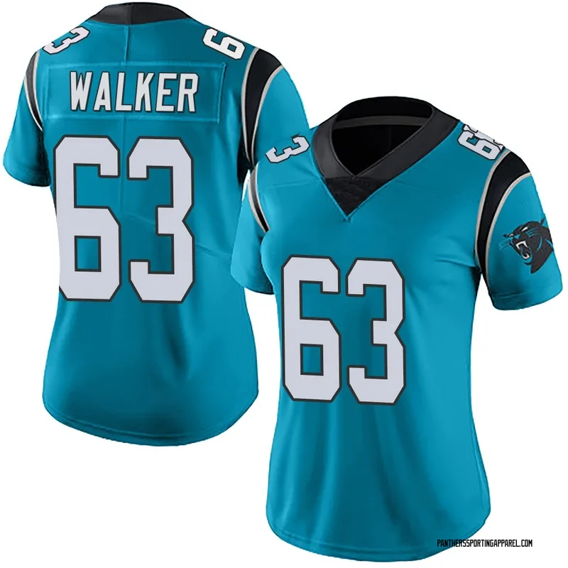 Women's Nike Carolina Panthers Rasheed Walker Blue Alternate Vapor Untouchable Jersey - Limited