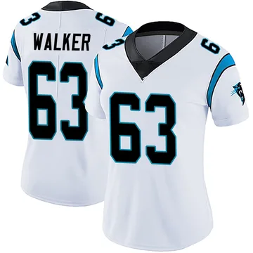 Women's Nike Carolina Panthers Rasheed Walker White Vapor Untouchable Jersey - Limited
