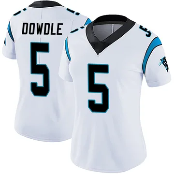 Women's Nike Carolina Panthers Rico Dowdle White Vapor Untouchable Jersey - Limited