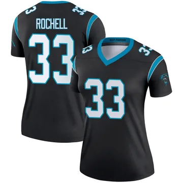 Women's Nike Carolina Panthers Robert Rochell Black Jersey - Legend