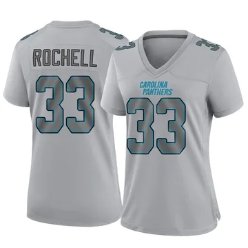Women's Nike Carolina Panthers Robert Rochell Gray Atmosphere Fashion Jersey - Game
