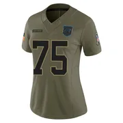 Women's Nike Carolina Panthers Sam Hecht Olive 2025 Salute to Service Jersey - Limited