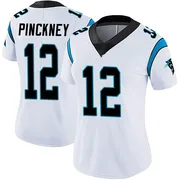 Women's Nike Carolina Panthers Sam Pinckney White Vapor Untouchable Jersey - Limited
