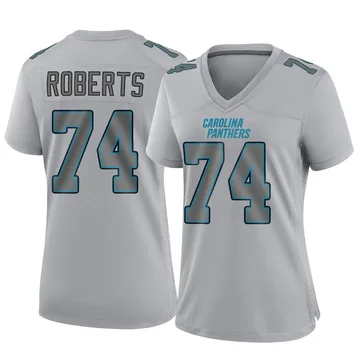 Women's Nike Carolina Panthers Sam Roberts Gray Atmosphere Fashion Jersey - Game