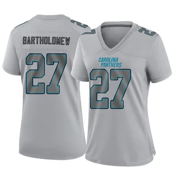 Women's Nike Carolina Panthers Shemar Bartholomew Gray Atmosphere Fashion Jersey - Game
