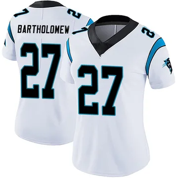 Women's Nike Carolina Panthers Shemar Bartholomew White Vapor Untouchable Jersey - Limited