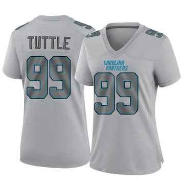Women's Nike Carolina Panthers Shy Tuttle Gray Atmosphere Fashion Jersey - Game