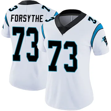Women's Nike Carolina Panthers Stone Forsythe White Vapor Untouchable Jersey - Limited