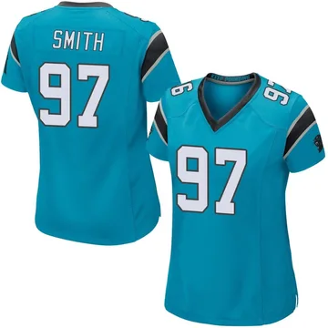 Women's Nike Carolina Panthers T.J. Smith Blue Alternate Jersey - Game