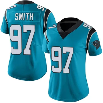 Women's Nike Carolina Panthers T.J. Smith Blue Alternate Vapor Untouchable Jersey - Limited