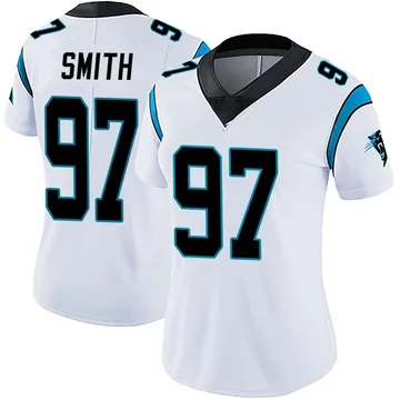Women's Nike Carolina Panthers T.J. Smith White Vapor Untouchable Jersey - Limited