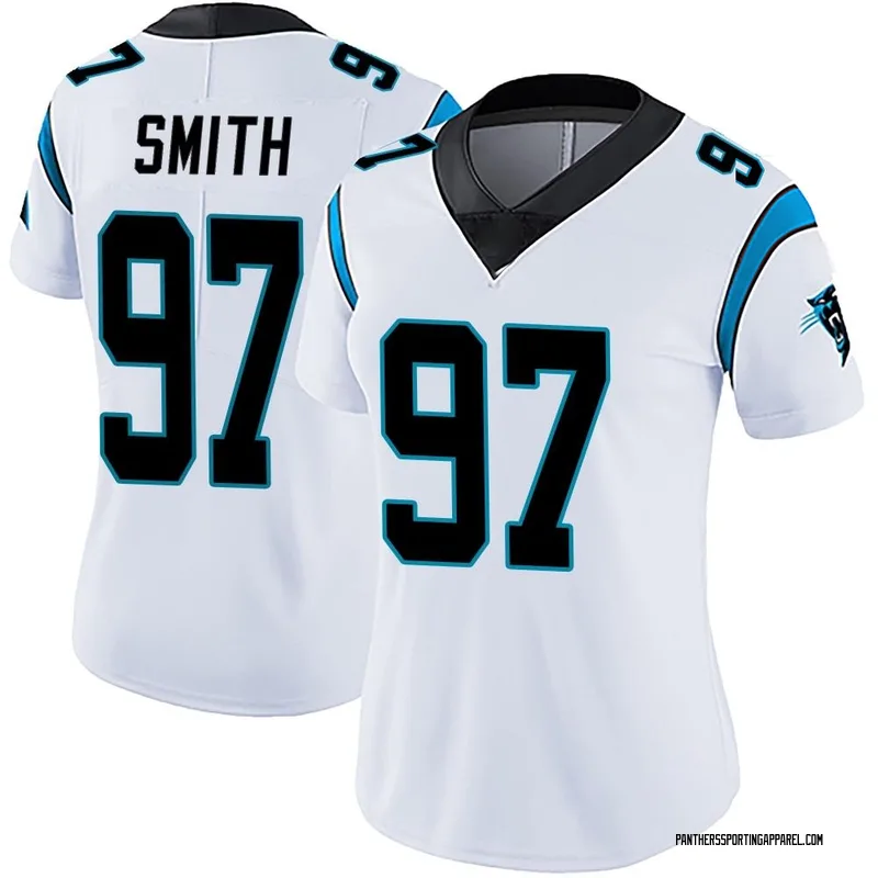 Women's Nike Carolina Panthers T.J. Smith White Vapor Untouchable Jersey - Limited