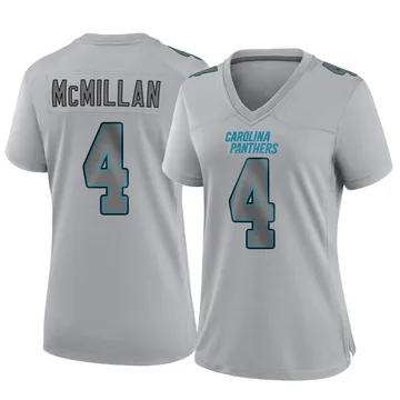 Women's Nike Carolina Panthers Tetairoa McMillan Gray Atmosphere Fashion Jersey - Game