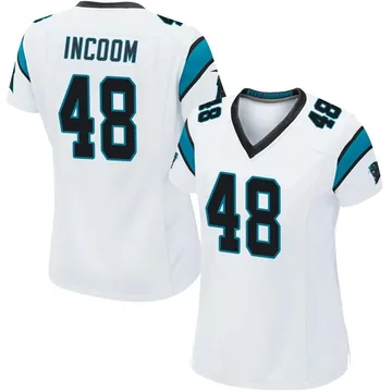 Women's Nike Carolina Panthers Thomas Incoom White Jersey - Game