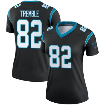 Women's Nike Carolina Panthers Tommy Tremble Black Jersey - Legend