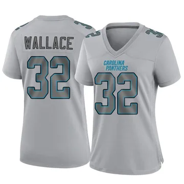 Women's Nike Carolina Panthers Trevin Wallace Gray Atmosphere Fashion Jersey - Game