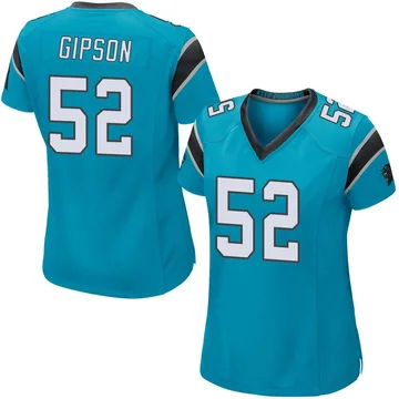 Women's Nike Carolina Panthers Trevis Gipson Blue Alternate Jersey - Game