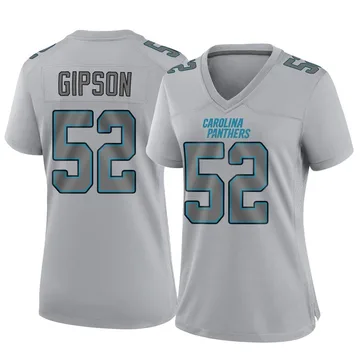 Women's Nike Carolina Panthers Trevis Gipson Gray Atmosphere Fashion Jersey - Game