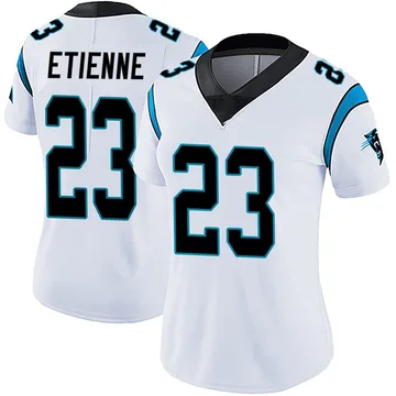 Women's Nike Carolina Panthers Trevor Etienne White Vapor Untouchable Jersey - Limited