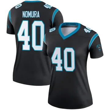 Women's Nike Carolina Panthers Tuasivi Nomura Black Jersey - Legend