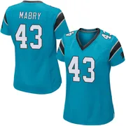 Women's Nike Carolina Panthers Tyler Mabry Blue Alternate Jersey - Game