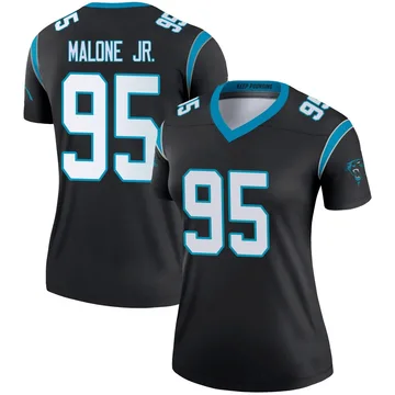 Women's Nike Carolina Panthers Tywone Malone Jr. Black Jersey - Legend