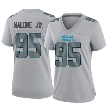 Women's Nike Carolina Panthers Tywone Malone Jr. Gray Atmosphere Fashion Jersey - Game