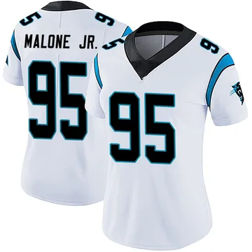 Women's Nike Carolina Panthers Tywone Malone Jr. White Vapor Untouchable Jersey - Limited