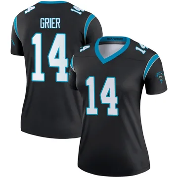 Women's Nike Carolina Panthers Will Grier Black Jersey - Legend