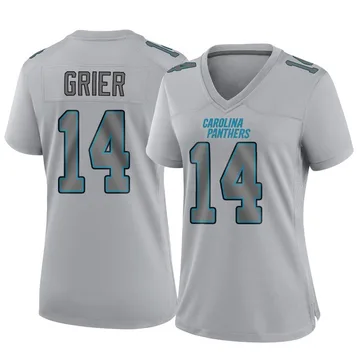 Women's Nike Carolina Panthers Will Grier Gray Atmosphere Fashion Jersey - Game