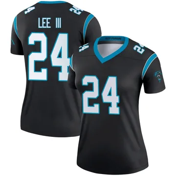 Women's Nike Carolina Panthers Will Lee III Black Jersey - Legend