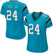Women's Nike Carolina Panthers Will Lee III Blue Alternate Jersey - Game