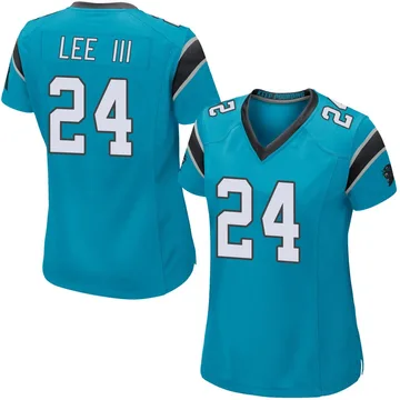 Women's Nike Carolina Panthers Will Lee III Blue Alternate Jersey - Game