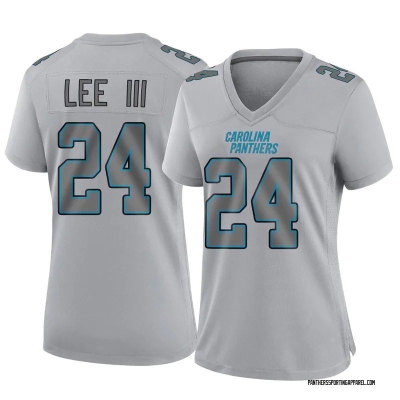 Women's Nike Carolina Panthers Will Lee III Gray Atmosphere Fashion Jersey - Game