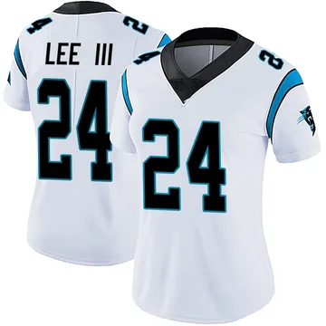 Women's Nike Carolina Panthers Will Lee III White Vapor Untouchable Jersey - Limited