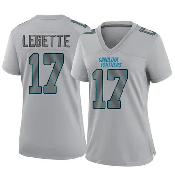Women's Nike Carolina Panthers Xavier Legette Gray Atmosphere Fashion Jersey - Game