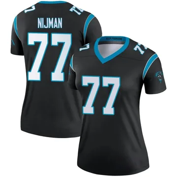 Women's Nike Carolina Panthers Yosh Nijman Black Jersey - Legend