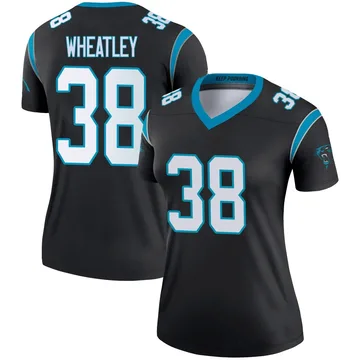 Women's Nike Carolina Panthers Zakee Wheatley Black Jersey - Legend