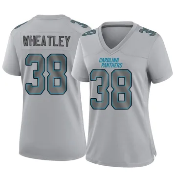 Women's Nike Carolina Panthers Zakee Wheatley Gray Atmosphere Fashion Jersey - Game