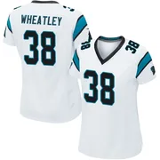 Women's Nike Carolina Panthers Zakee Wheatley White Jersey - Game