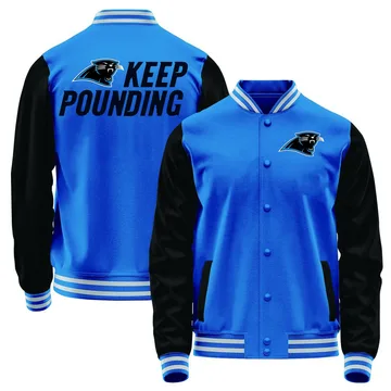 Youth Carolina Panthers Blue/Black Full-Snap Jacket