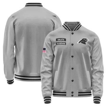 Youth Carolina Panthers Gray Salute to Service Performance Jacket