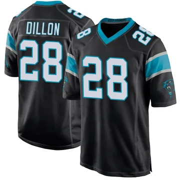 Youth Nike Carolina Panthers AJ Dillon Black Team Color Jersey - Game
