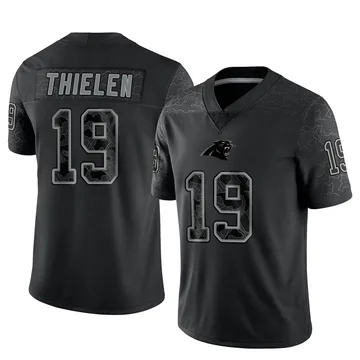 Youth Nike Carolina Panthers Adam Thielen Black Reflective Jersey - Limited